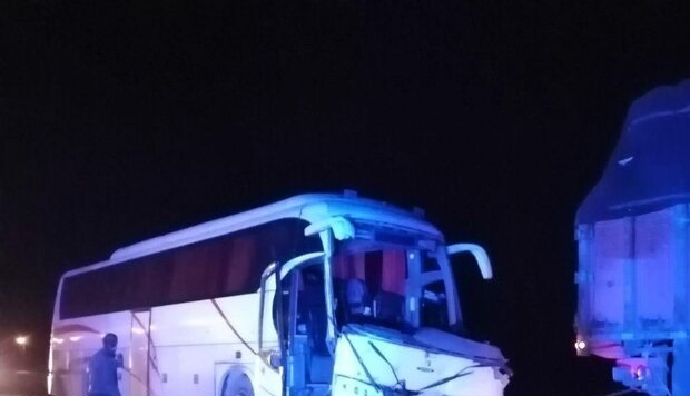 واژگونی اتوبوس همدان شیراز