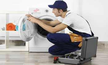 What is the reason for not closing the washing machine door Solution 1