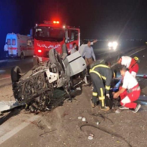 تصادف مرگبار در جاده لار- جهرم با ۵ کشته و مصدوم/بزرگراه لار- جهرم- بندرعباس چه شد؟