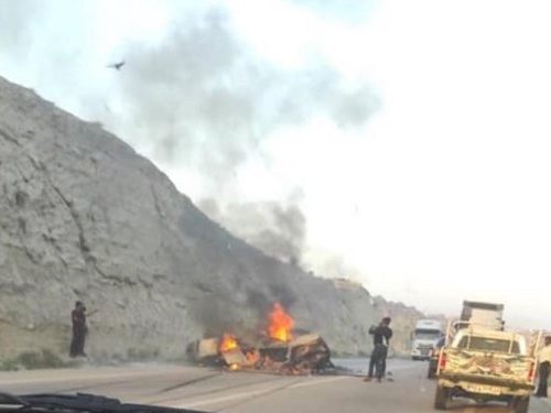 مرگ هولناک ۷ نفر در تصادف آتشین محور کهورستان به لار