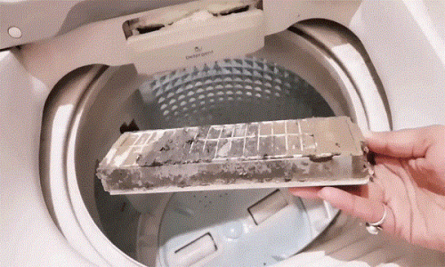 How to scale and disinfect the washing machine 2