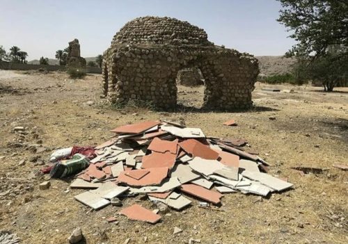 تخریب آثار باستانی داراب