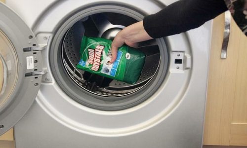 تمیز کردن ماشین لباسشویی با قرص و پودر جرم گیر