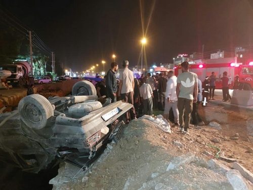 حادثه واژگونی گویم شیراز 2