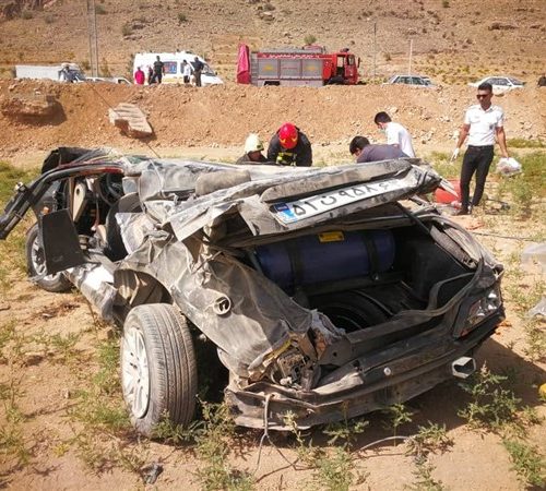 ​تصاویر دلخراش حادثه مرگبار رانندگی در کمربندی جوادیه شیراز