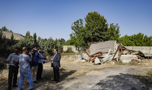 استان البرز از تخریب یک شهرک غیرقانونی با ۲۴ ویلای لوکس غیرمجاز در چهاربا 26