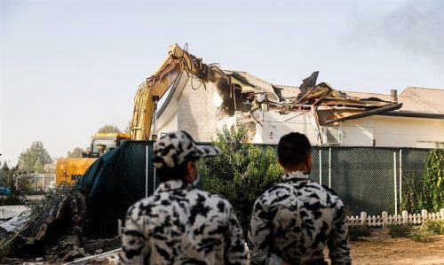 استان البرز از تخریب یک شهرک غیرقانونی با ۲۴ ویلای لوکس غیرمجاز در چهاربا 35