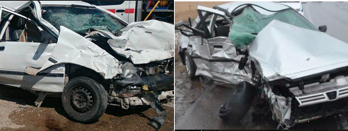 ۵ کشته و ۲ مجروح در ۲ حادثه رانندگی در استان فارس