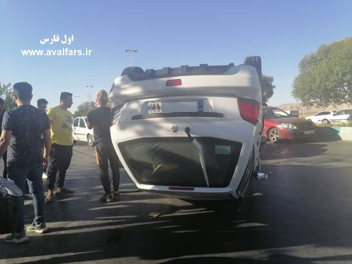 تصادف امروز بلوار حسابی شیراز 1