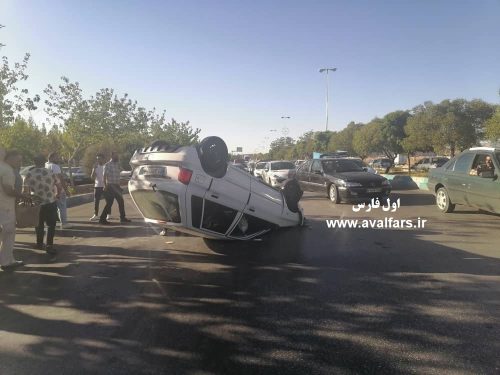 تصادف امروز بلوار حسابی شیراز 2