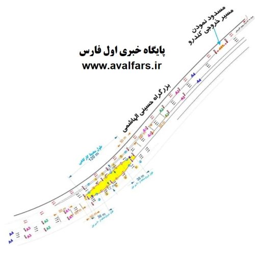محدودیت ترافیکی در دو خط عبور بزرگراه حسینی الهاشمی 2