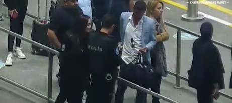 لحظه دستگیری یک تروریست خطرناک در فرودگاه+فیلم