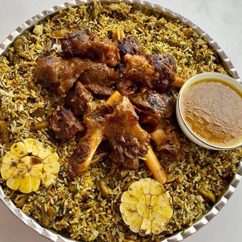 یک غذای معطر ، خوشمزه و اصیل ایرانی با ماهیچه برای میهمانی ها +طرز تهیه