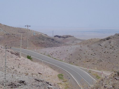 نمایی از دژ زیباد از بالای تپه که آخرین سکونتگاه یزدگرد سوم بوده‌است