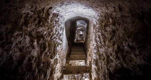 تونل های ترسناک شهر ساسانی بلقیس 1