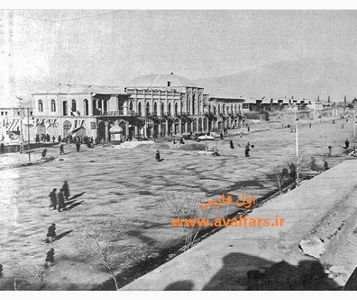 ببینید|یک عکس سیاه و سفید و خیلی قدیمی از شهر شیراز