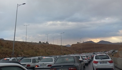 واکنش پلیس راه شمال فارس به ترافیک سنگین محور مرودشت شیراز