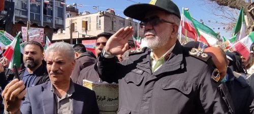 پیام تشکر فرمانده انتظامی استان فارس از حضور حماسی مردم در راهپیمایی ۲۲ بهمن