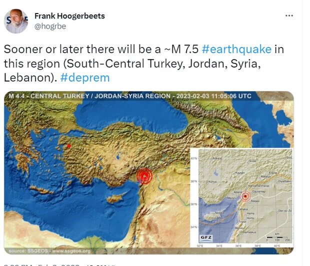پیش بینی زلزله 2