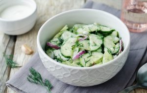 Cucumber And Onion Salad