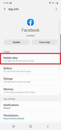 Service How do I check data usage on my Samsung Galaxy device 7