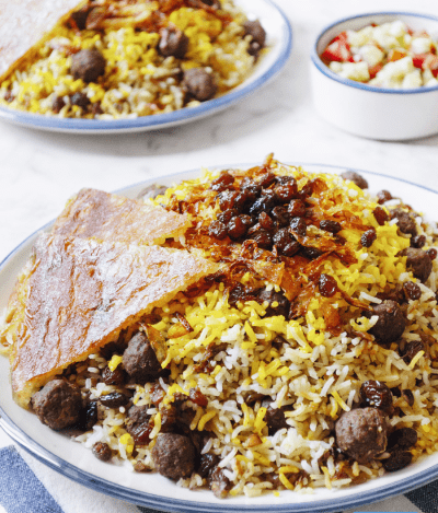 طرز تهیه قنبر پلو شیرازی غذای سنتی و مجلسی شیراز