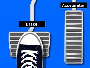 which pedal brake automatic car