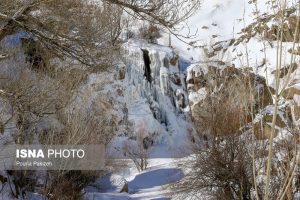 آبشار یخی گنجنامه همدان 1