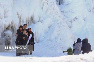 آبشار یخی گنجنامه همدان 17