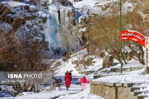 آبشار یخی گنجنامه همدان 5