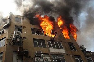 آتش سوزی شیراز