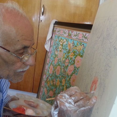 استاد هنر نقاشی گل و مرغ مکتب شیراز درگذشت