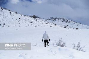 بارش برف در شش پیر سپیدان فارس 4