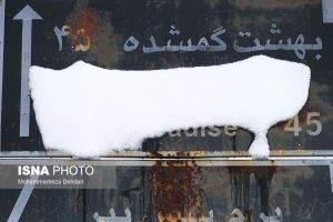 بارش برف در شش پیر سپیدان فارس 7