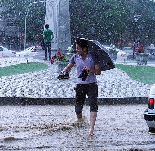 پیش بینی وضعیت بارندگی در مناطق مختلف استان فارس در ۴۸ ساعت آینده