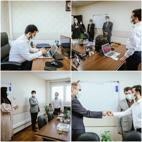 پست و دفتر کار جدید آذری جهرمی +عکس