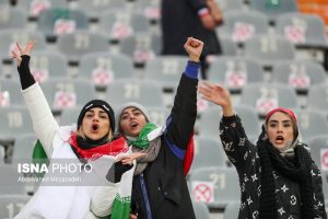 زنان ورزشگاه آزادی تیم ملی ایران جام جهانی 43