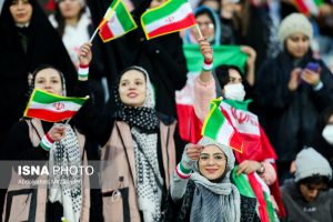 زنان ورزشگاه آزادی تیم ملی ایران جام جهانی 47