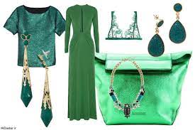 ست لباس سبز