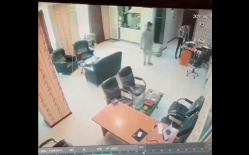 فیلم سرقت مسلحانه از دفتر خدمات کامپیوتری در شهریار