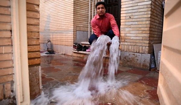 راز فوران آب در منازل شهرک بهشتی شیراز کشف شد