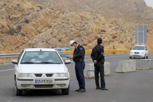 اعمال ممنوعیت تردد در ورودی ۱۱ شهر توسط پلیس راه اصفهان