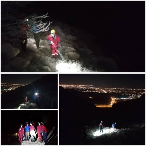 نجات کوهنوردان جوان از ارتفاعات کوهسار مهدی شیراز