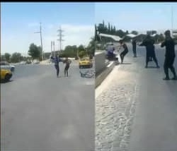 کلیپ عملیات پلیس برای رهایی گروگان در میدان گل سرخ شیراز